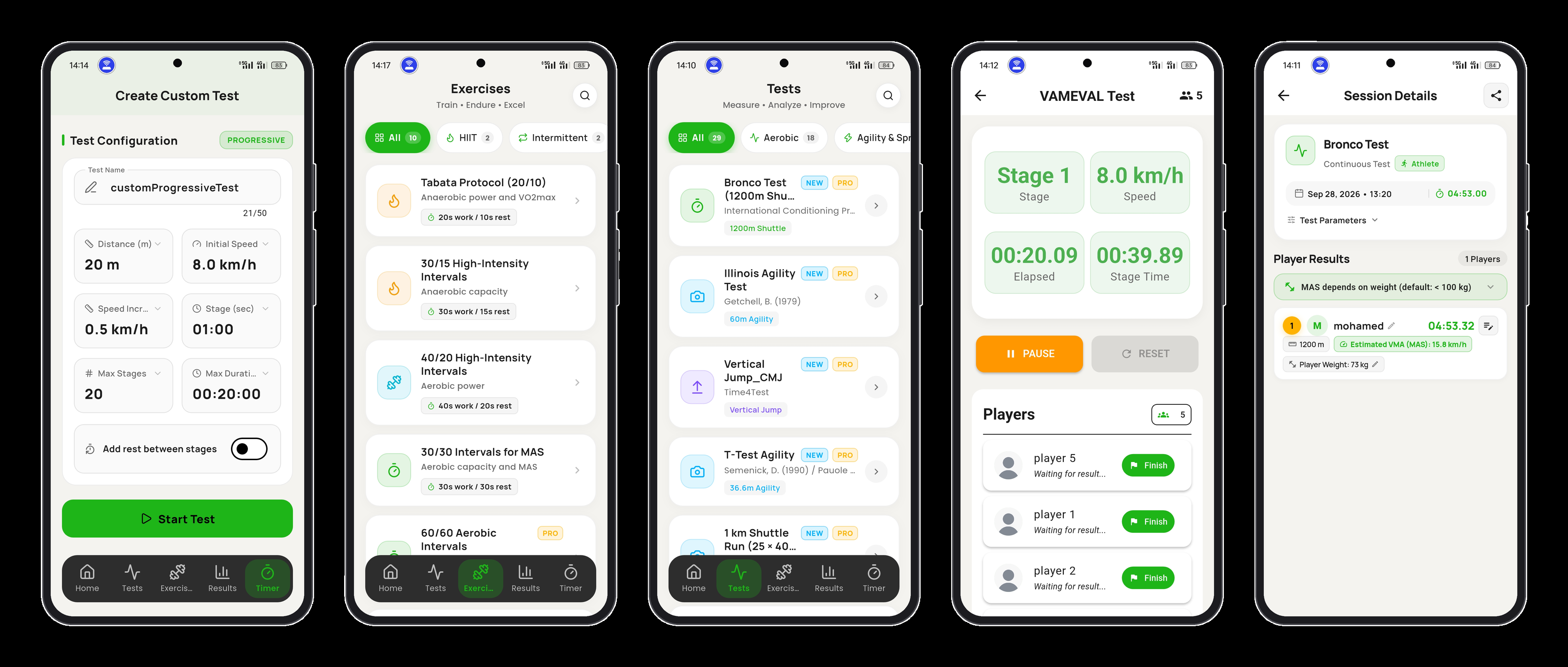 Time4Test mobile app showcase lineup